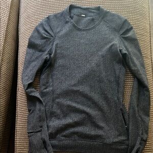 Lululemon think fast herringbone long sleeve size 6